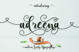 Adreena Script: Playful Creativity for Bold Designs