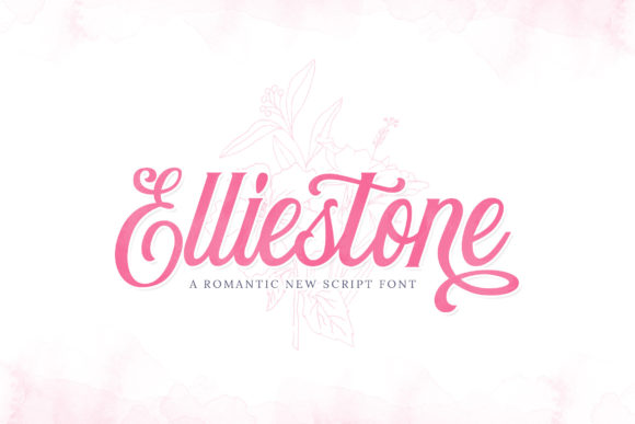 Elliestone Script: A Versatile Font for Creative Projects
