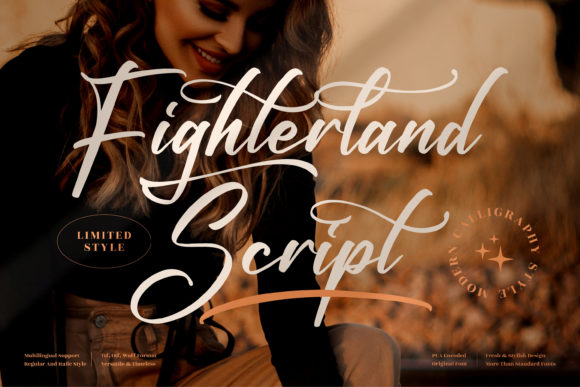 Fighterland Script: A Stylish Font for Professional Design