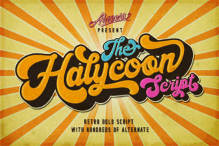 Halycoon Script: Elevating Design with Bold Handwritten Style