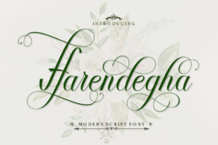 Harendegha Script: A Delicate Handwritten Font with a Joyful Twist