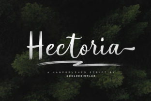 Hectoria Script: A Handwritten Typography Font with Unique Style and Versatility