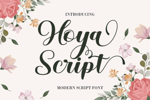 Hoya Script: A Versatile Handwritten Font for Creative Projects