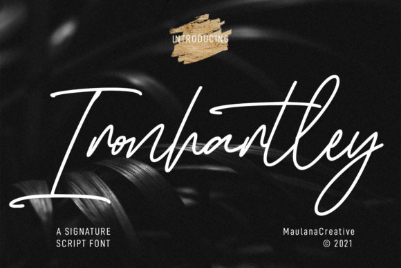 Ironhartley Script: A Stylish Font for Creative Expression