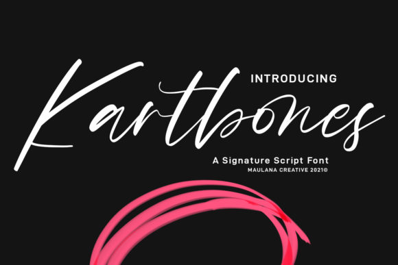 Kartbones Script: A Whimsical Font for Creative Expression