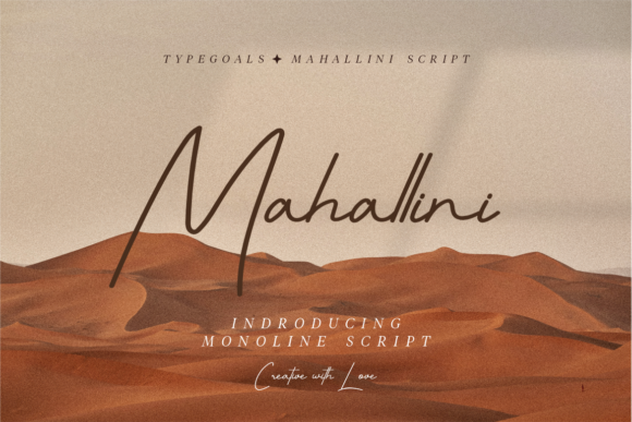 Mahallini Script: A Graceful Font for Elegant Designs
