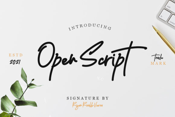Open Script: A Playful Font That Elevates Your Creative Projects