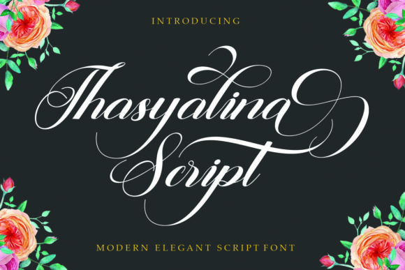 Thasyalina Script: A Graceful Font for Elegant Design