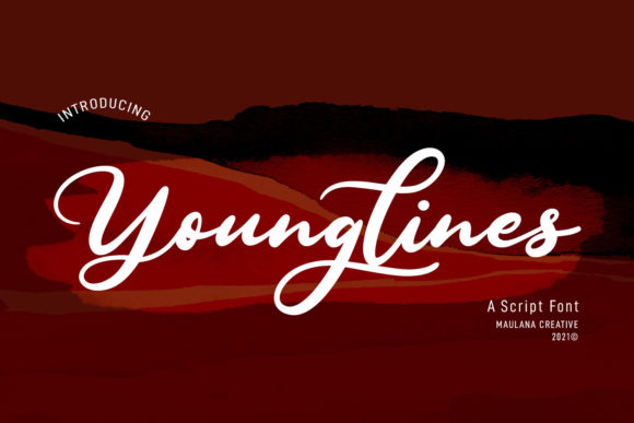 Youthful Elegance with Younglines Script
